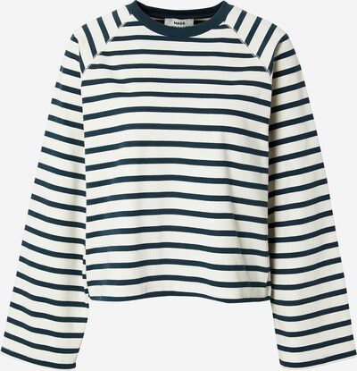 MADS NORGAARD COPENHAGEN Pajama shirt in Dark green / White, Item view