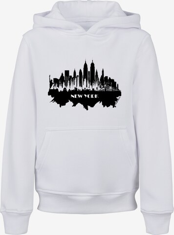 F4NT4STIC Sweatshirt 'Cities Collection - New York skyline' in Weiß: predná strana
