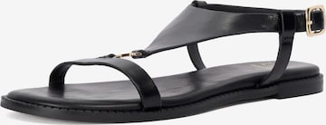 Sandales 'Laith' Dune LONDON en noir : devant