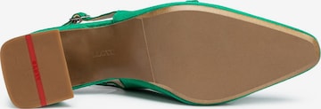 LLOYD Slingback Pumps in Green