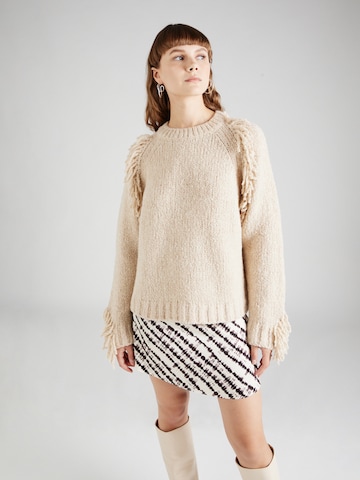 Vanessa Bruno - Jersey 'BRUYERE' en beige: frente