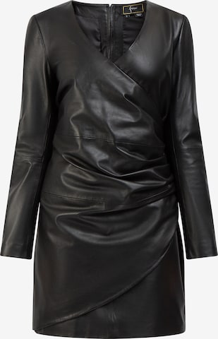 Robe faina en noir : devant