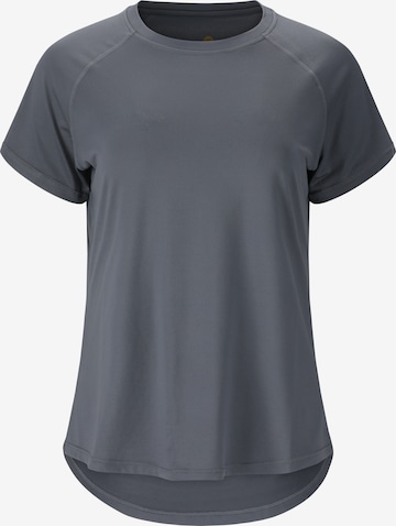 T-shirt fonctionnel 'Gaina' Athlecia en gris : devant