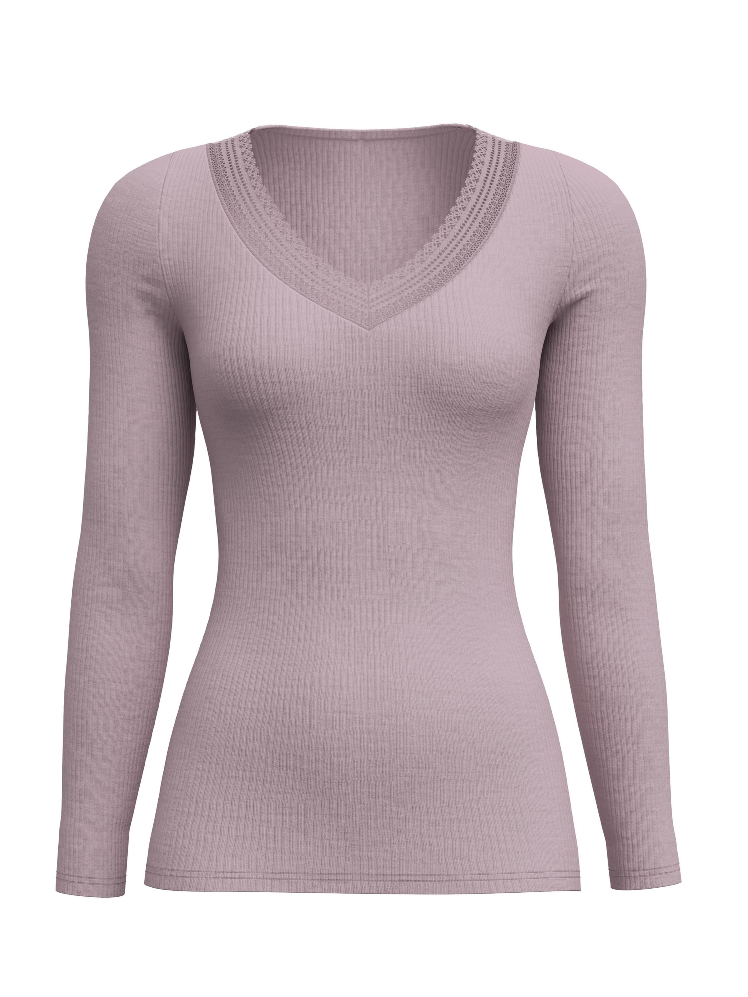 CALIDA Onderhemd 'Silky Wool Joy' in Grijs: voorkant