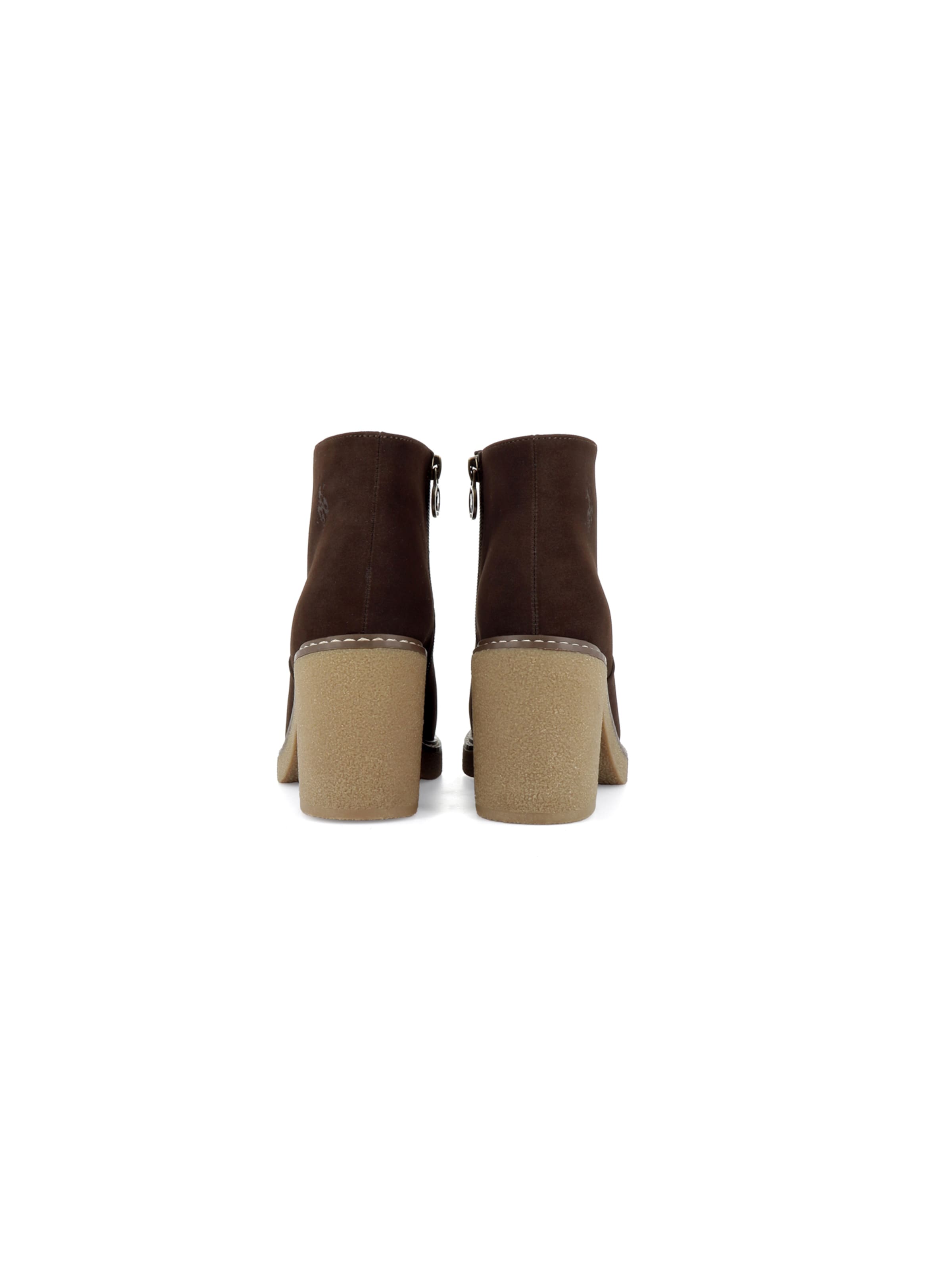 US POLO ASSN. Ankle boots 'Mabel' in Brown: back