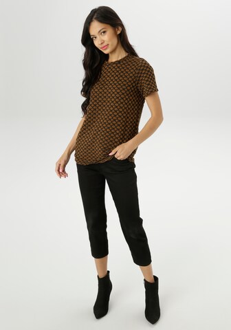 Aniston SELECTED Shirt in Brown