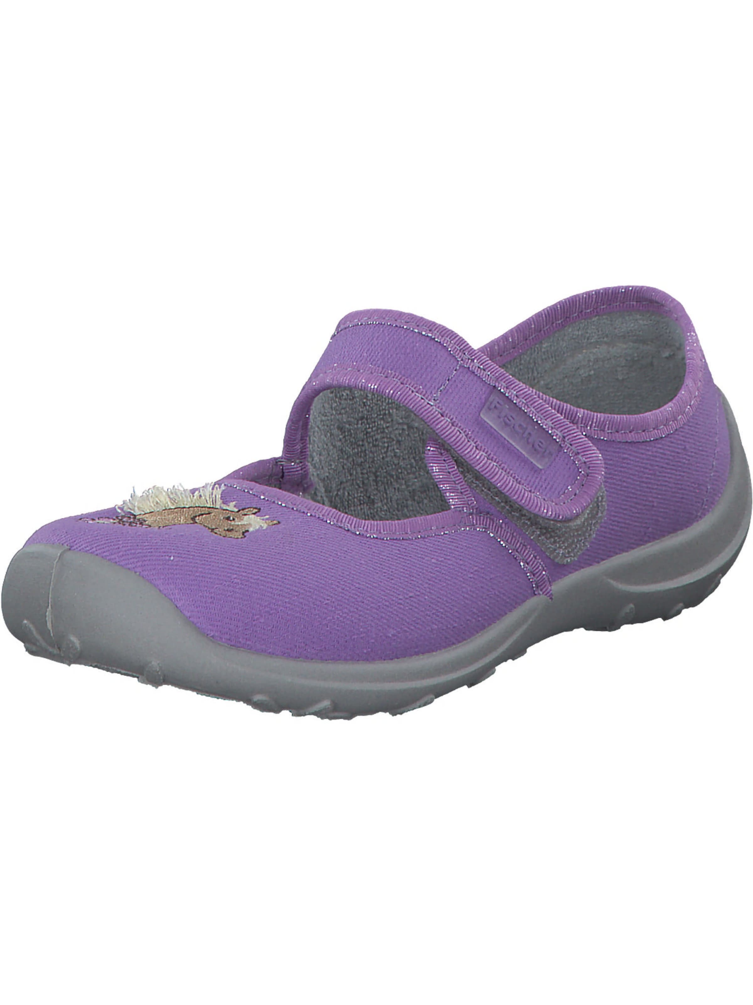 Pantoufle FISCHER en violet : devant