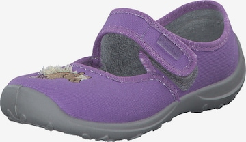FISCHER Hausschuh in Lila: Vorderseite
