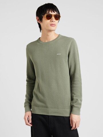 Pull-over GANT en vert : devant