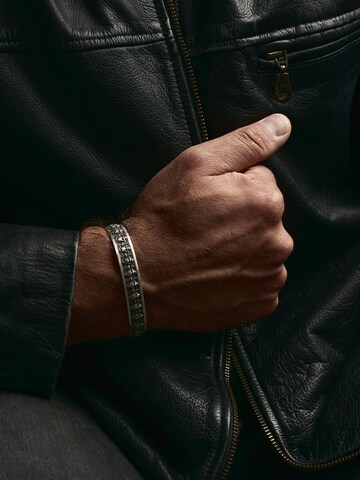 REYTEL Armband 'MEMENTO MORI' in Zilver