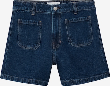 MANGO Shorts in Blau: predná strana