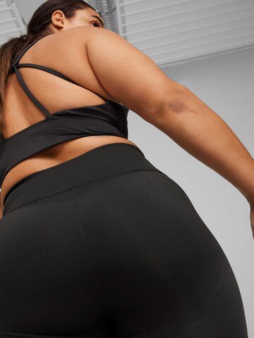 PUMA Skinny Sportsbukser i sort