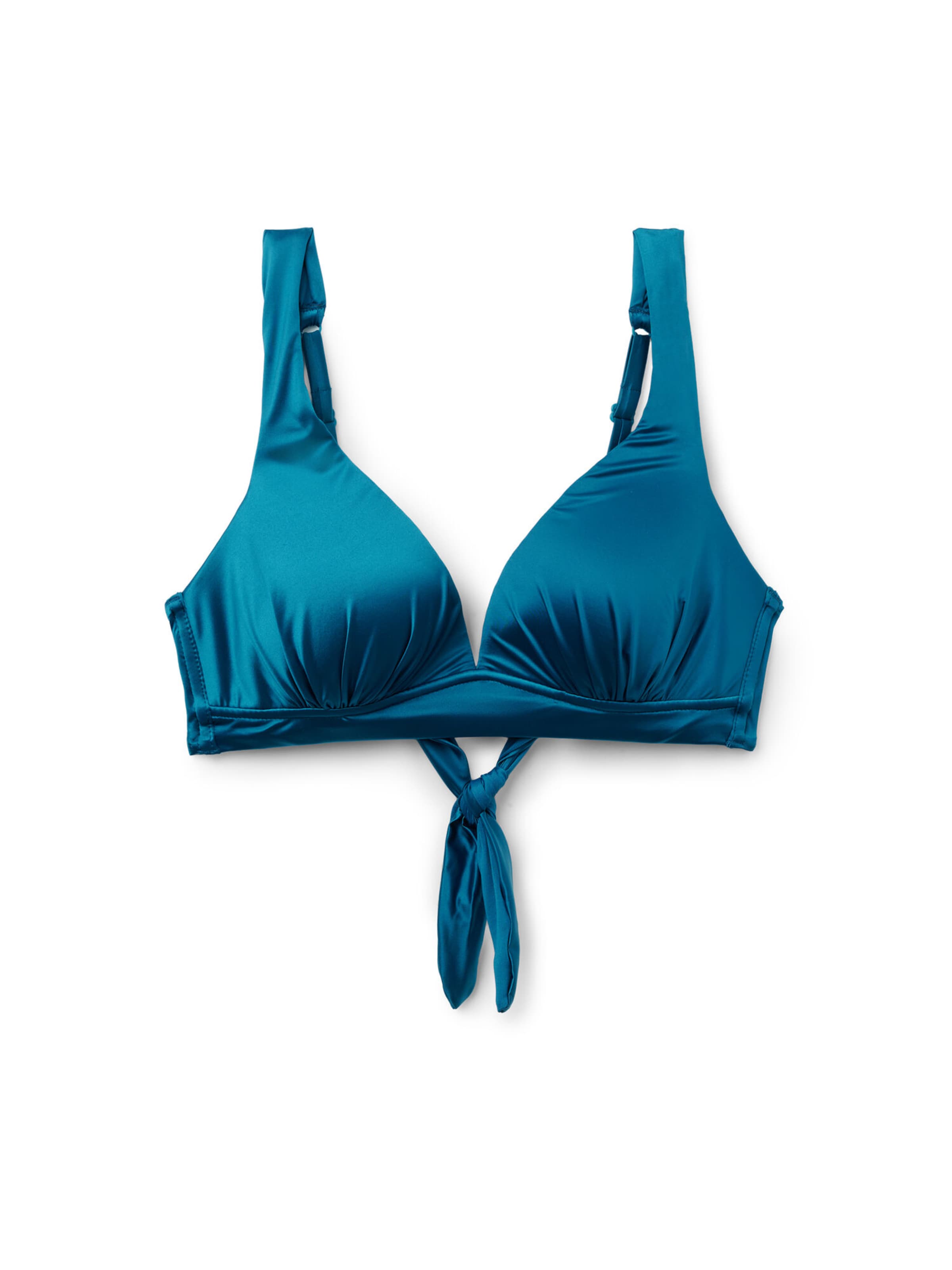 Tezenis Triangle Bikini Top in Blue: front