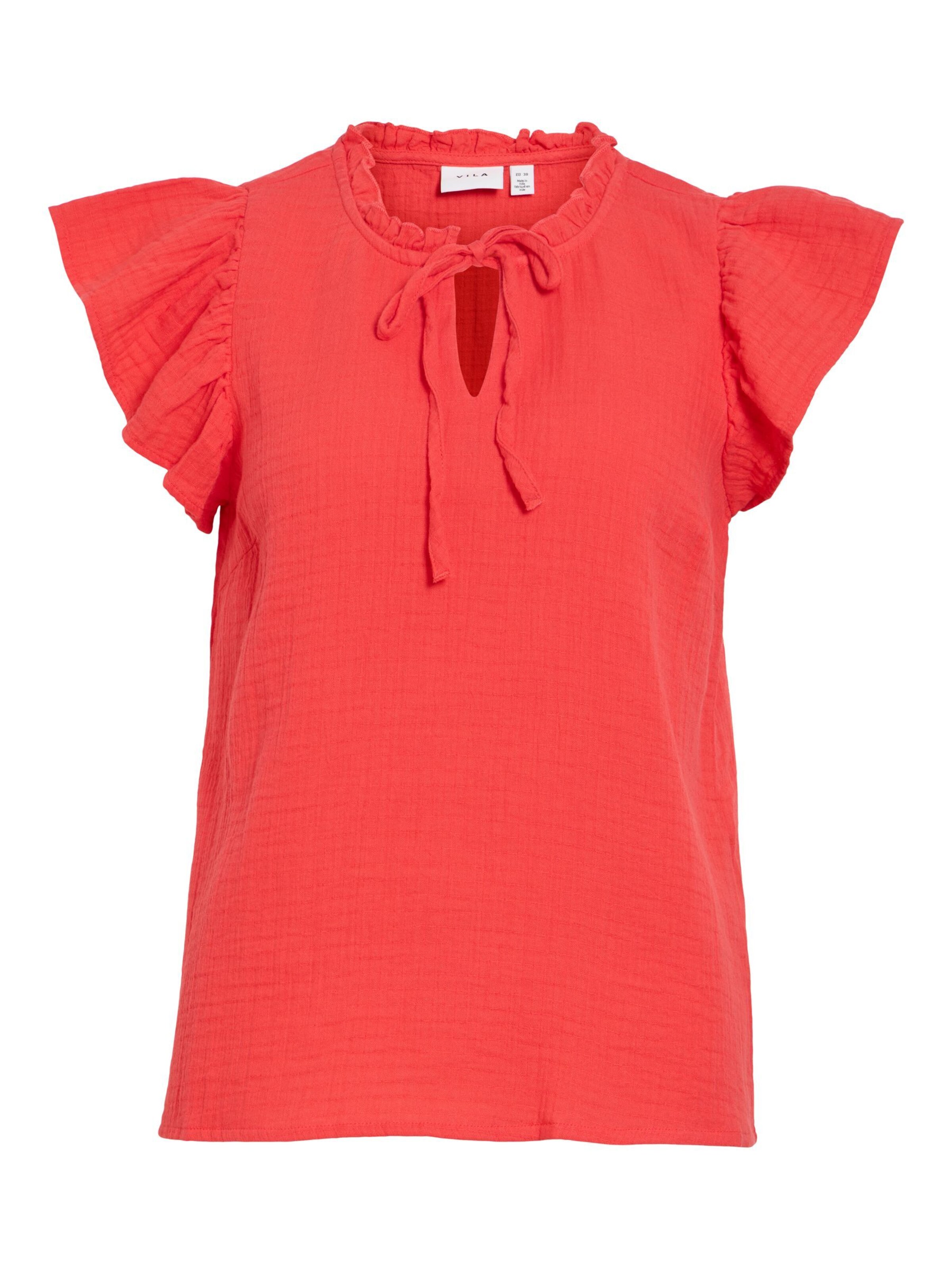 VILA Bluse 'VILANIA' i rød: forside