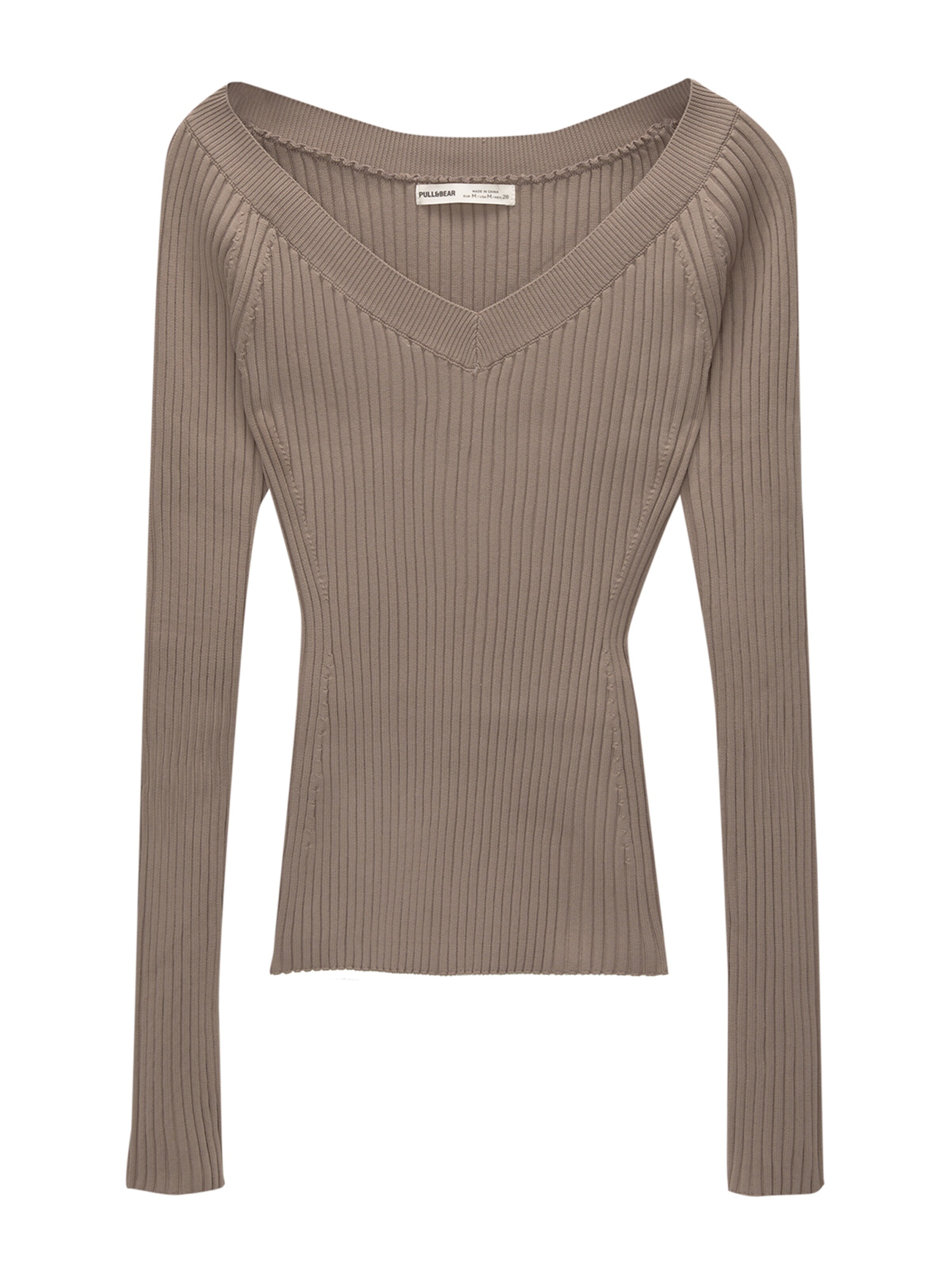 Pull&Bear Pullover in Grau: Vorderseite