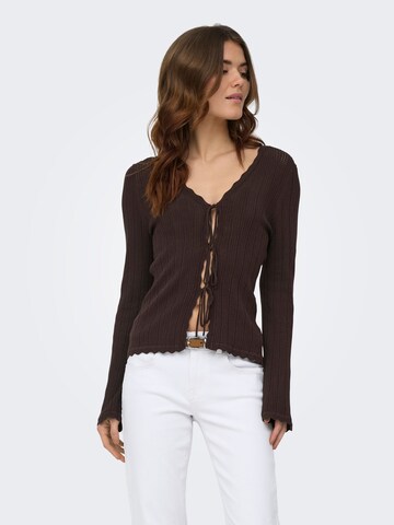 ONLY Cardigan 'ONLArona' i brun: forside