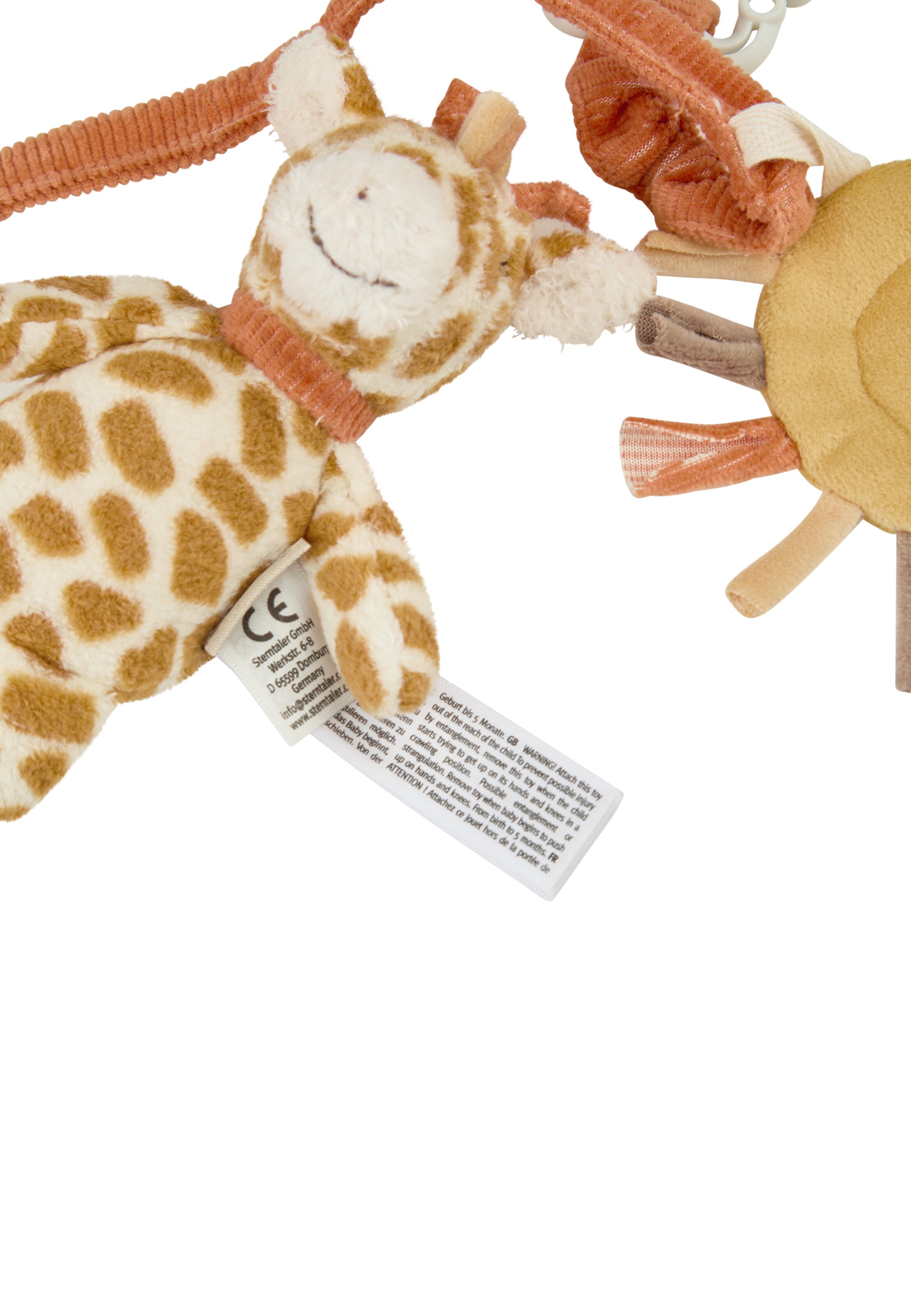 STERNTALER Stuffed animals 'Giraffe' in Brown