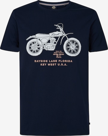 Petrol Industries Shirt 'Manta' in Blue: front