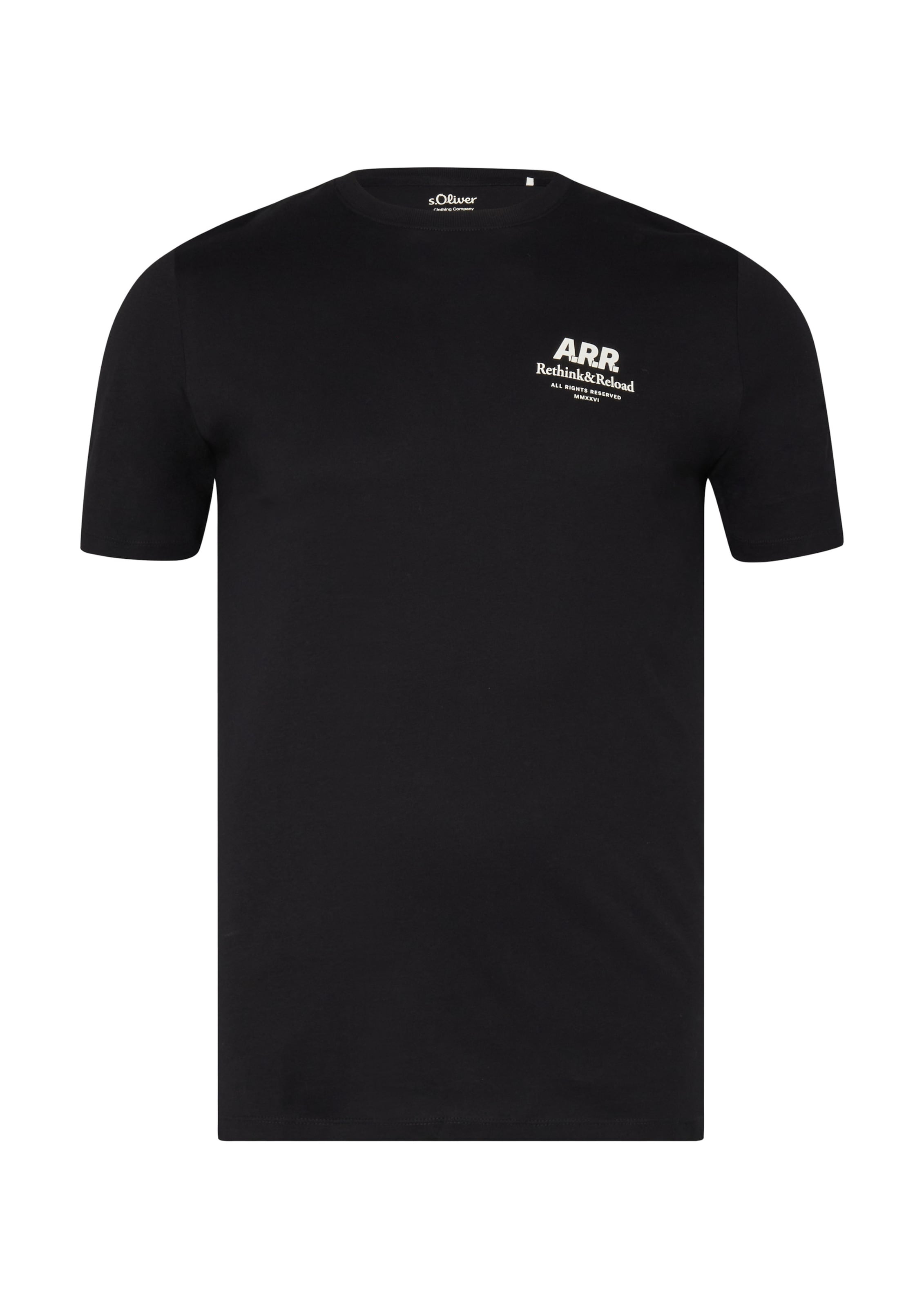 T-Shirt s.Oliver en noir : devant
