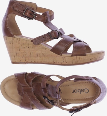 GABOR Sandals & High-Heeled Sandals in 39 in Brown: front
