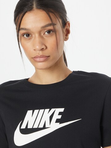 Nike Sportswear - Skinny Camiseta funcional 'Essential' en negro