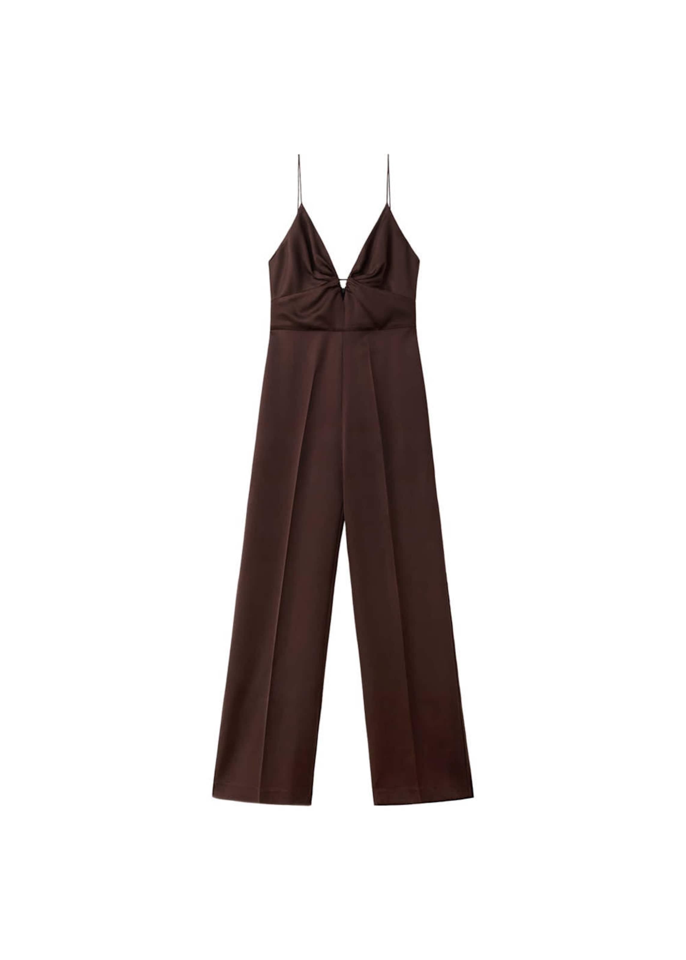 MANGO Jumpsuit 'Any' in Chocolate, Item view