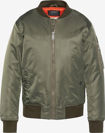 Schott NYC Between-Season Jacket in Green: front