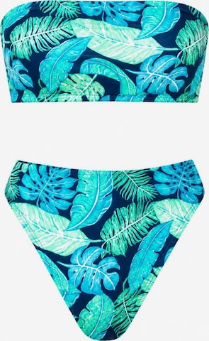 Fascia Costume intero 'Malia bikini' di Hobo Sapiens in blu: frontale