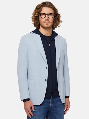 Coupe regular Veste de costume Boggi Milano en bleu : devant