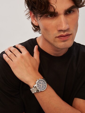 Orologio analogico 'Caliber' di Breil in argento: frontale