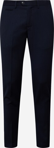 Lindbergh Regular Chino in Blauw: voorkant