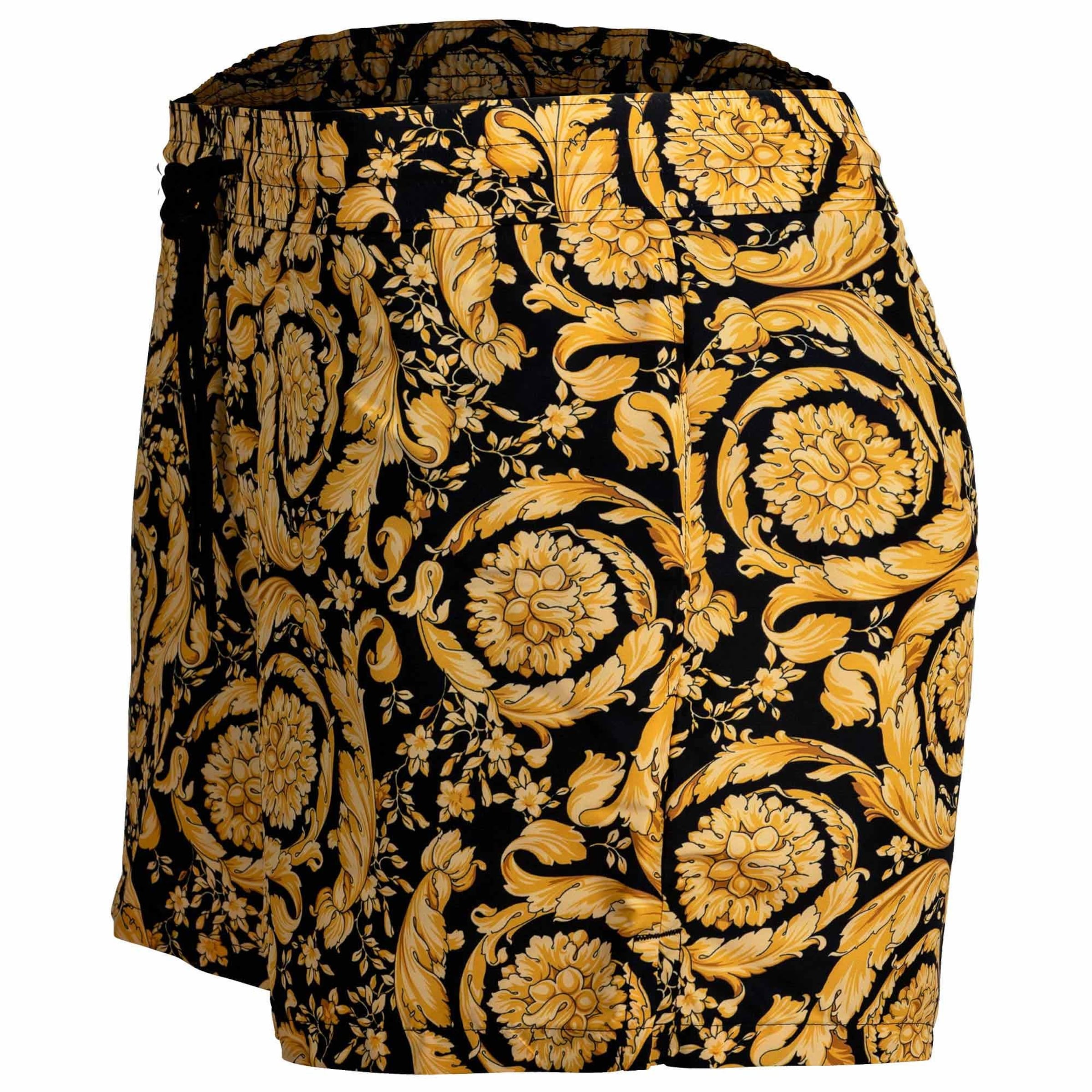Pantaloncini da bagno di VERSACE in giallo