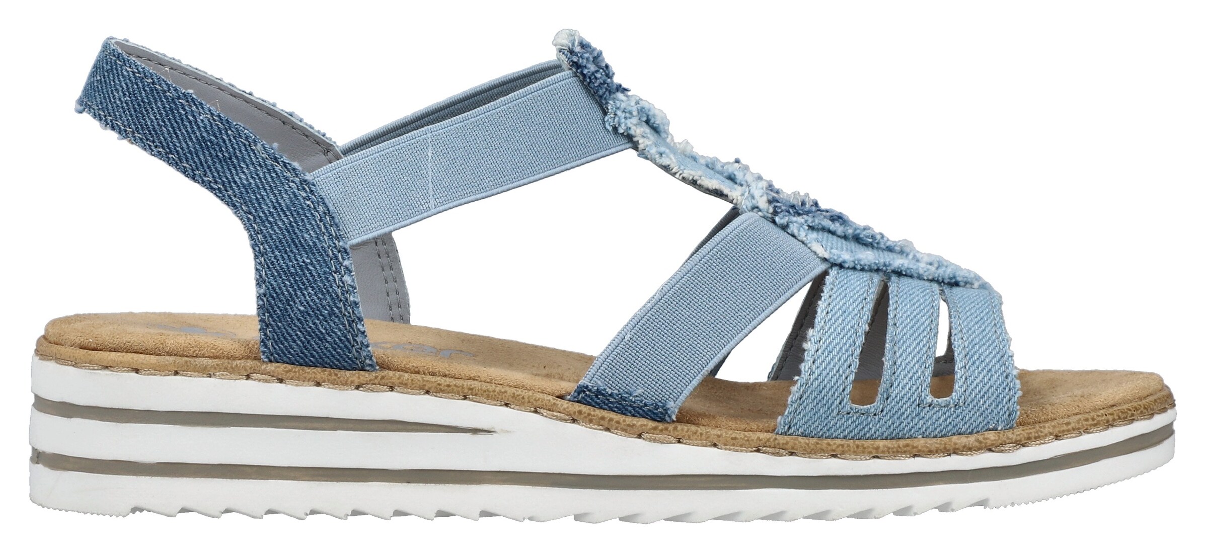 Sandales Rieker en bleu