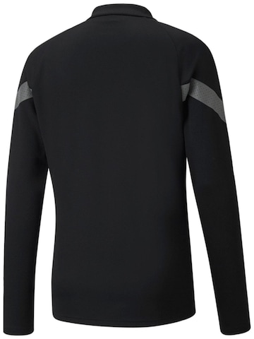 PUMA Shirt 'Puma Teamfinal Training 14 Zip' in Zwart