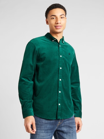Carhartt WIP Regular fit Риза 'Madison' в зелено: отпред