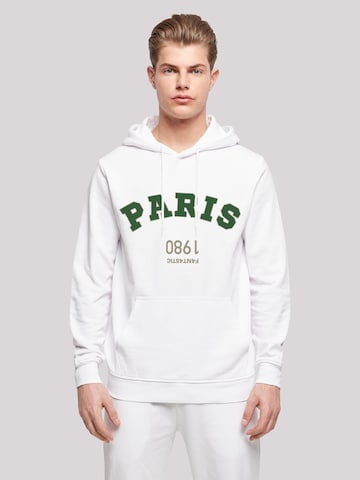 Sweat-shirt 'Paris' F4NT4STIC en blanc : devant