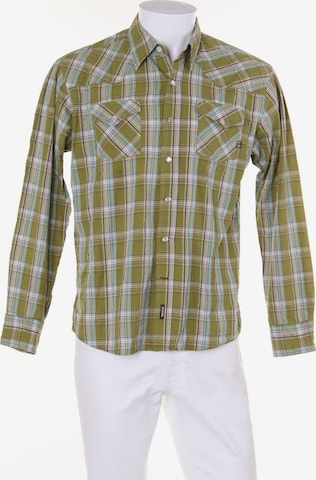 BLUETRIBE Button Up Shirt in L in Green: front