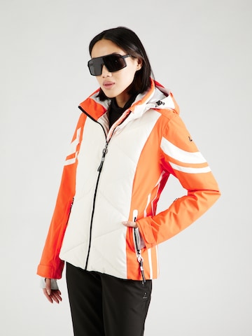 LUHTA Athletic Jacket 'KALKKOAIVI' in White: front