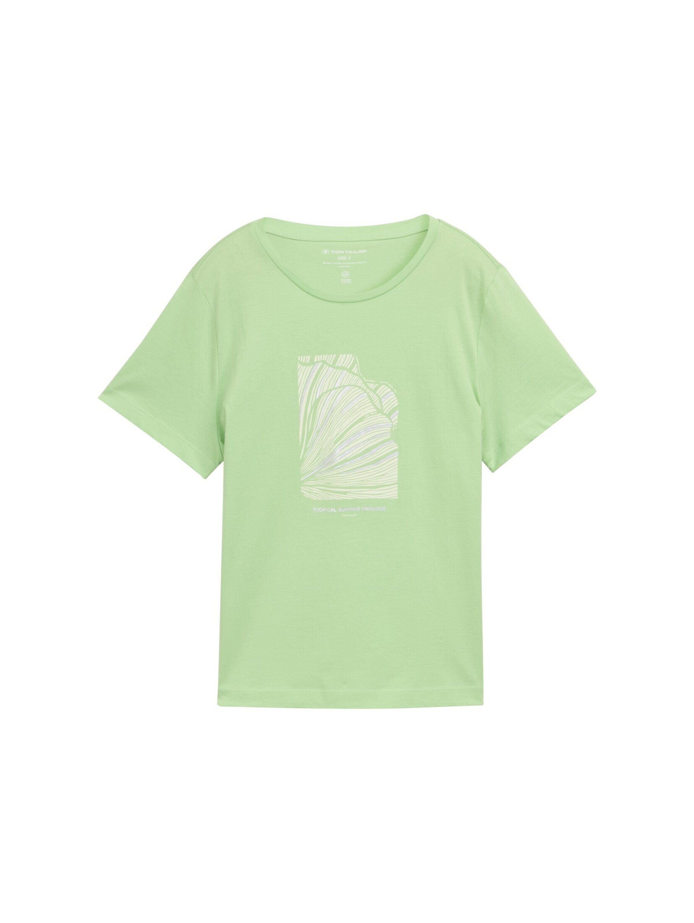 TOM TAILOR Shirt in Green: front