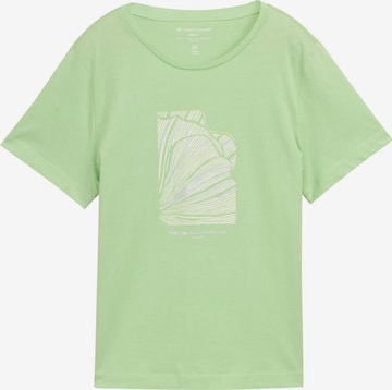 TOM TAILOR Shirt in Green: front
