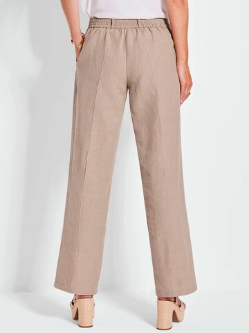 Wide Leg Pantalon 'Vera' Goldner en beige