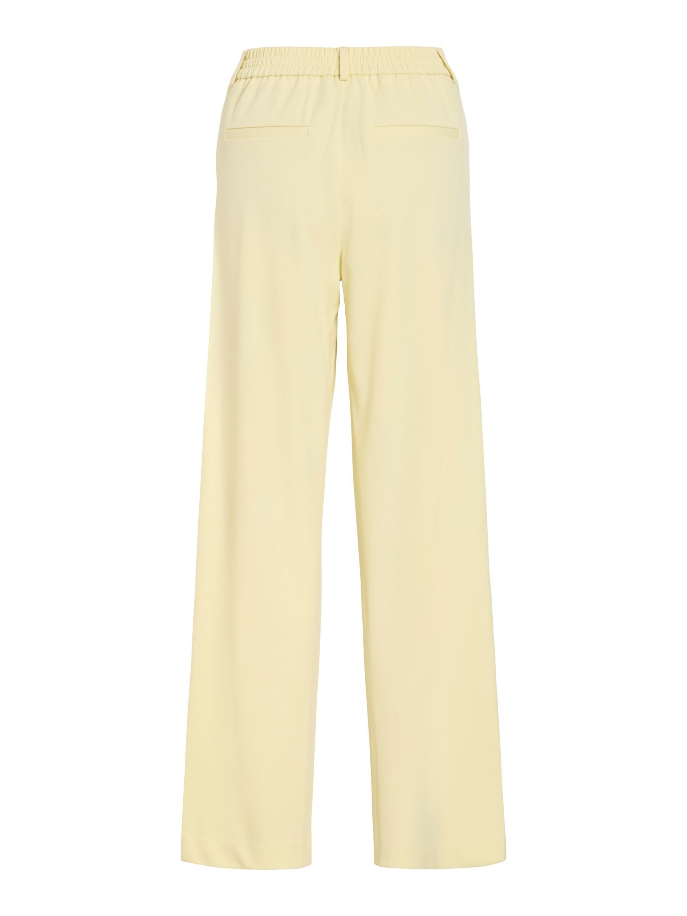 VILA Wide Leg Bukser 'Varone' i gul