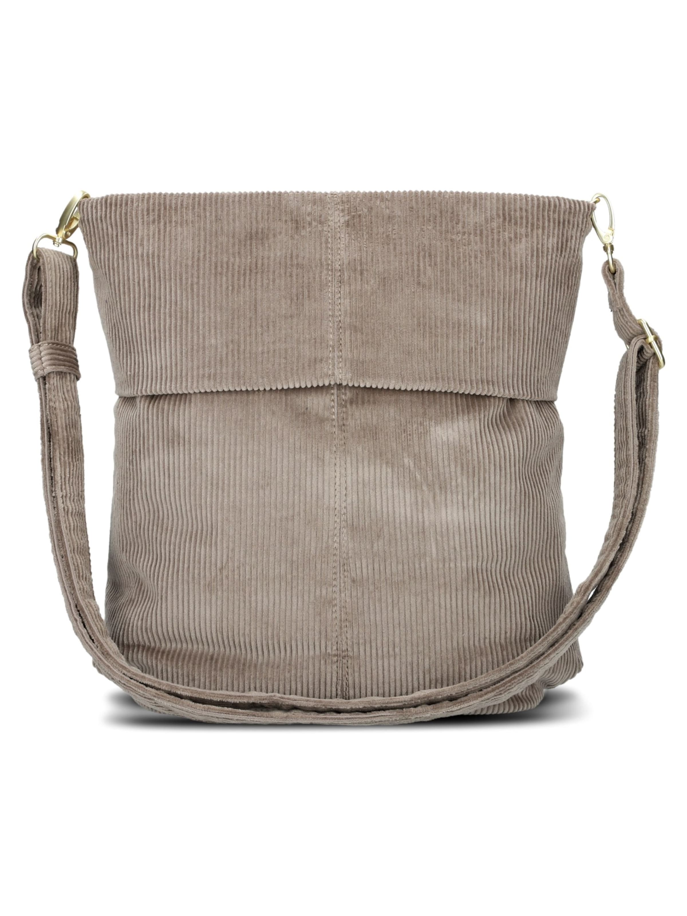ZWEI - Bolso de hombro 'MADEMOISELLE.M M12' en beige