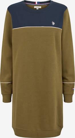 U.S. POLO ASSN. Jurk 'Katja' in Groen: voorkant