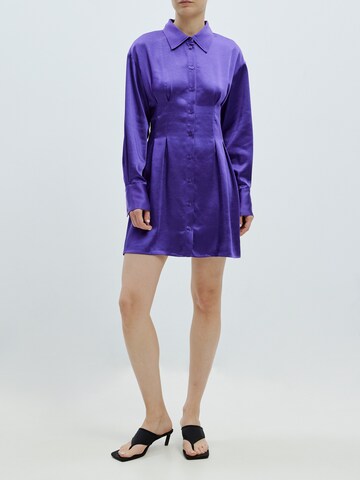 EDITED Shirt Dress 'Charleen' in Purple