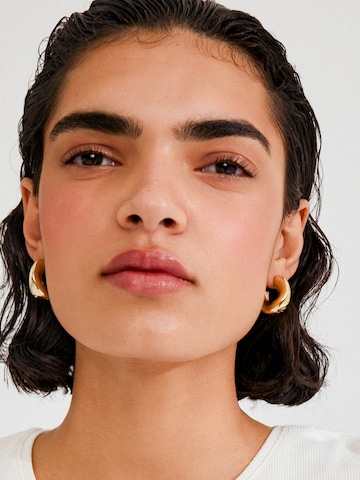 Pilgrim Náušnice 'Jennings' - Zlatá: predná strana