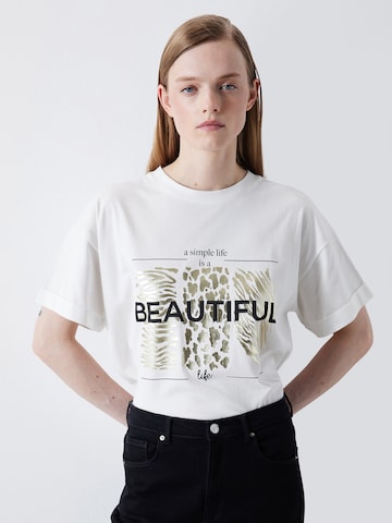 T-shirt Ipekyol en blanc : devant