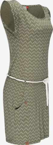 Ragwear Summer dress 'Tag Zig Zag' in Green