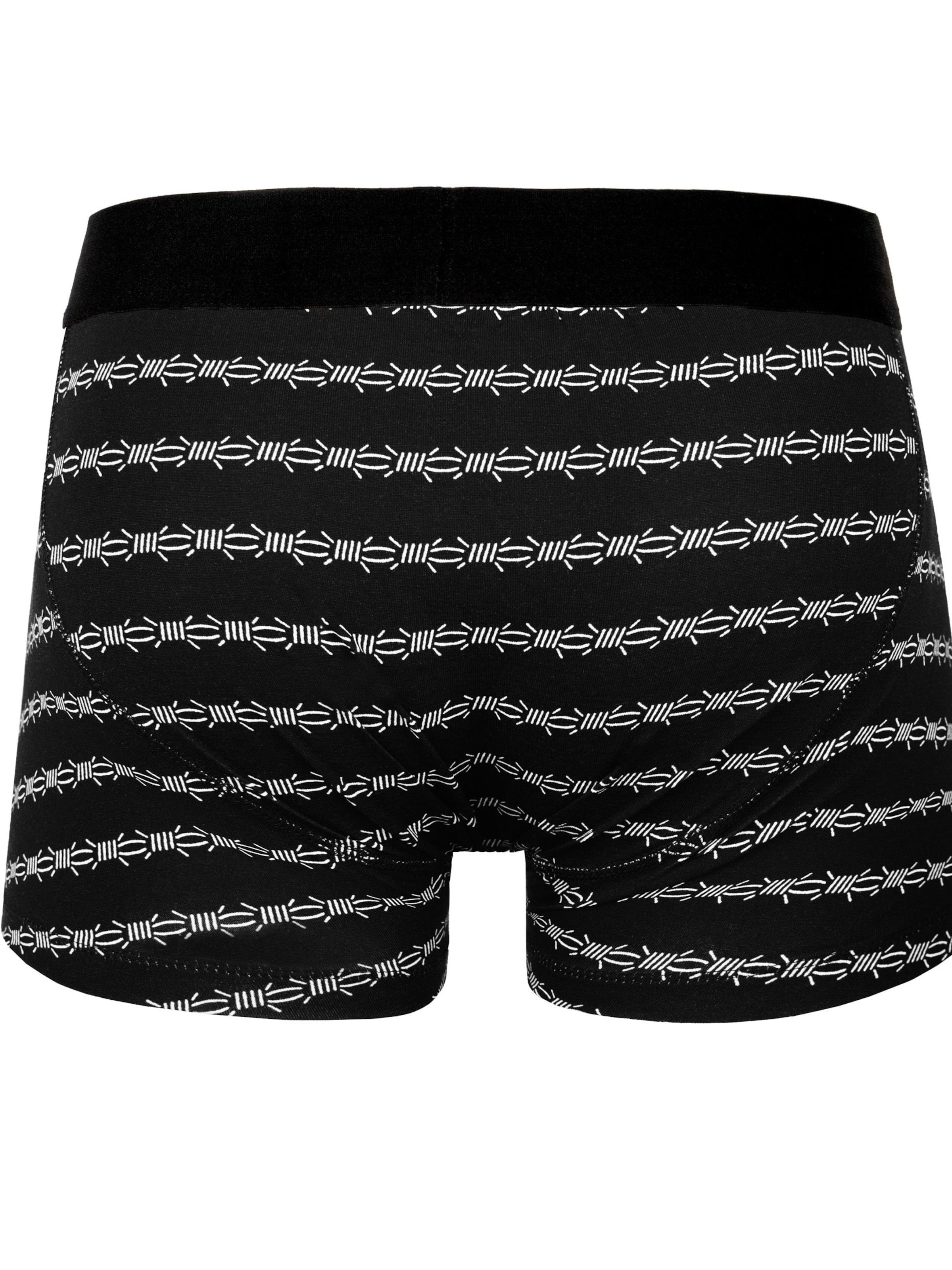 Boxers 'Spiky' American Socks en noir