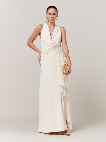 Sável Večerné šaty 'Hennie' - Biela: predná strana